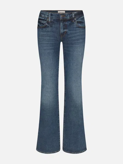 Frame Rodeo Low-rise Bootcut Jeans In Blue