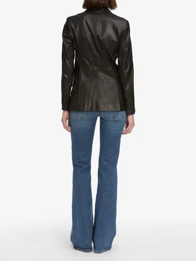 Frame Rodeo Low-rise Bootcut Jeans In Blue