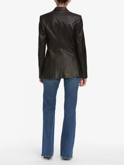 Frame The Pixie Low Rise Bootcut Jeans In Black