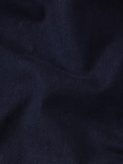 Frame Le Pixie Slim Palazzo Patch Pocket High Waist Wide Leg Jeans In Blue