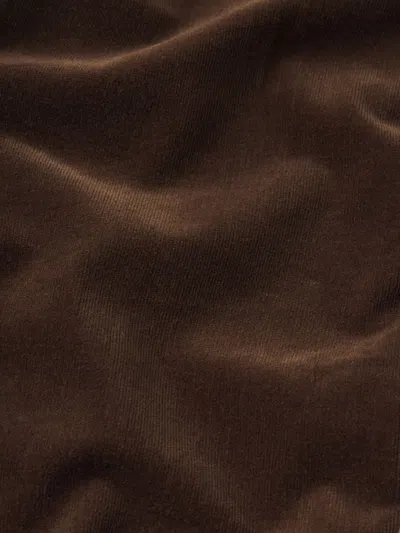 Frame Le Sleek Corduroy Ankle Straight Leg Pants In Brown