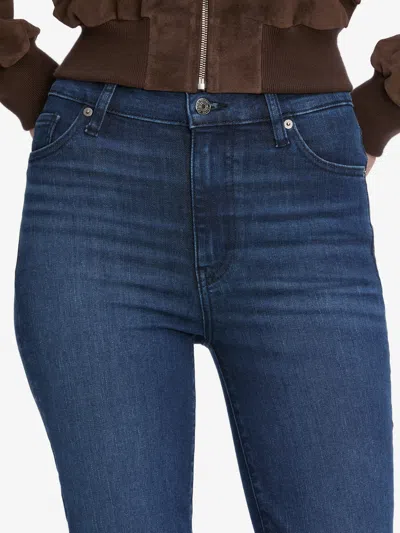 Frame Le Sleek Straight Jeans Stargirl In Blue