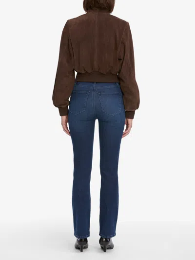 Frame Le Sleek Straight Jeans Stargirl In Blue
