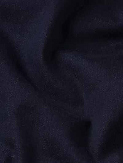 Frame Le Pixie Slim Palazzo Patch Pocket High Waist Wide Leg Jeans In Blue