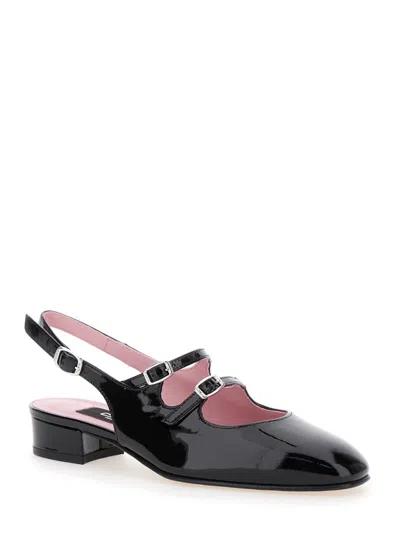 Carel Paris Peche Pumps - Leather - Black In Black