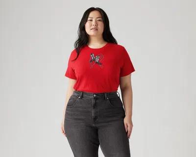 Levi's Perfect Logo T-shirt (plus Size) In Red