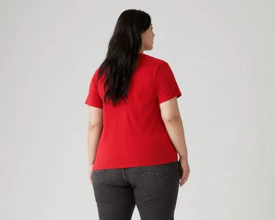 Levi's Perfect Logo T-shirt (plus Size) In Red