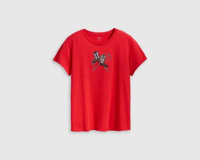 Levi's Perfect Logo T-shirt (plus Size) In Red