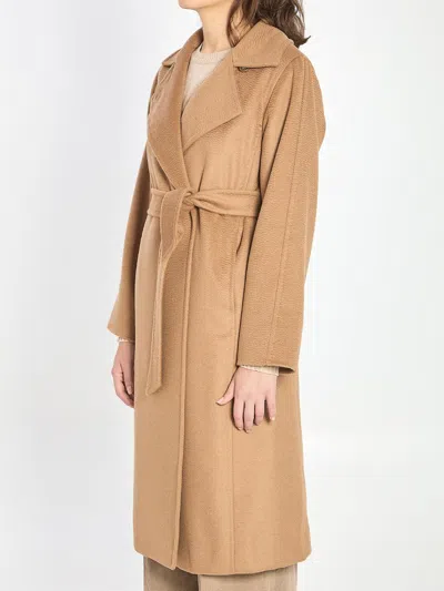 Max Mara Manuela Coat In Brown