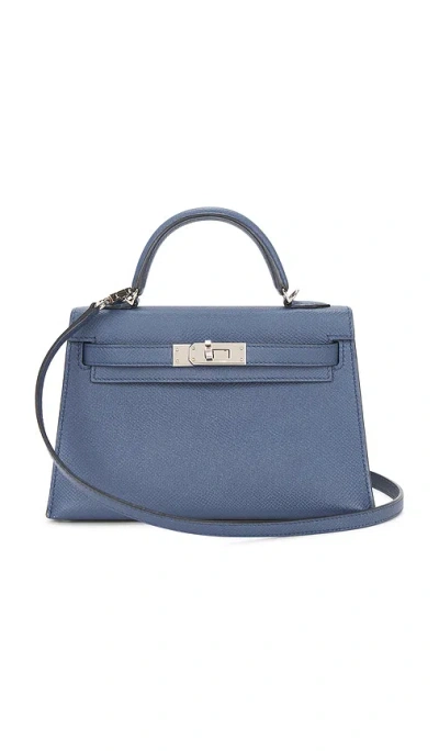 Fwrd Renew Hermes Epsom Kelly 20 Sellier Handbag