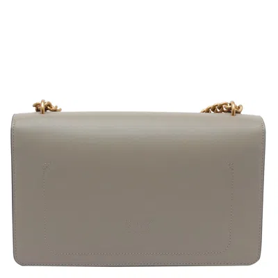Pinko Love One Classic Crossbody Bag In Gray