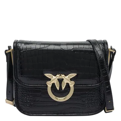 Pinko Bags Black, Gold In Black