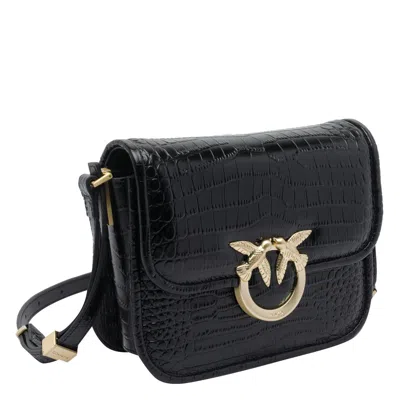 Pinko Bags Black, Gold In Black