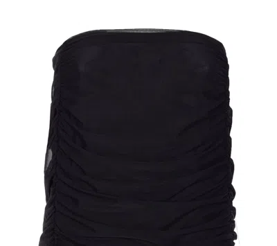 Mar De Margaritas Woman Midi Skirt Black Size Xl Polyamide, Elastane, Polyester In Black