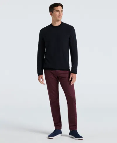 Perry Ellis Men's Space Dye Texture Crew Neck Sweater In Blue