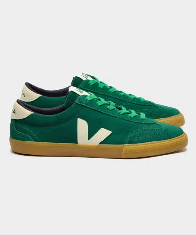Veja Bold Suede Golf Pierre Sneakers In Green