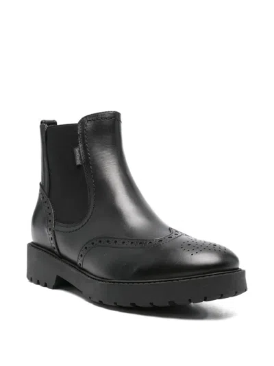 Nero Giardini Brogue-details Boots In Black