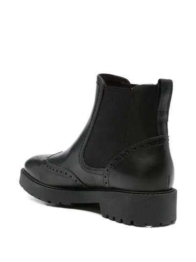 Nero Giardini Brogue-details Boots In Black