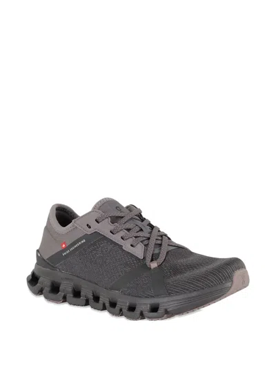 On Cloud X 4 Sneakers With Ultralight Rubber Sole And Technical Fabric Upper In Gray