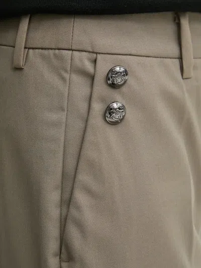 Bruuns Bazaar Pleated-front Trousers In Gray