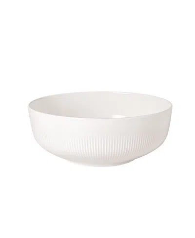 Villeroy & Boch Afina Porcelain Salad Bowl 24cm In White