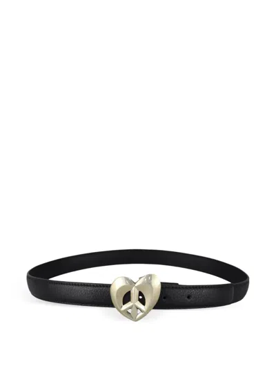 Readymade Leather Belt In Black