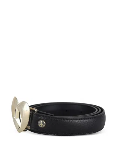 Readymade Leather Belt In Black