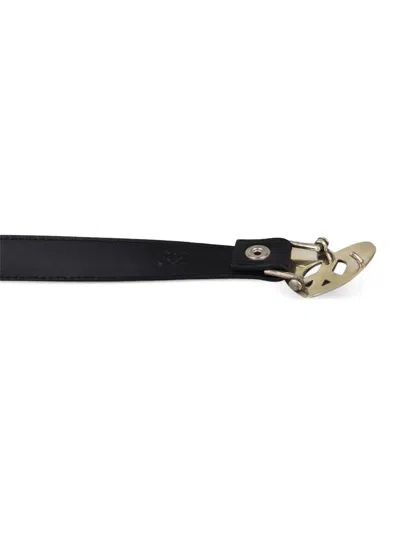 Readymade Leather Belt In Black