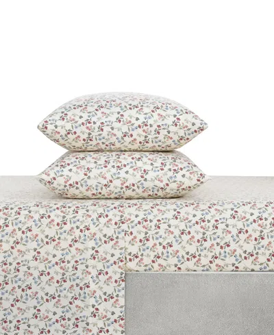 Sunham Microfiber Easy Care Printed 4-pc. Sheet Set, King