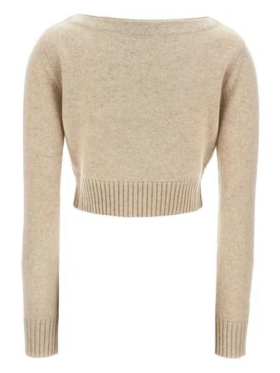 Max Mara 'angri' Sweater In Gold