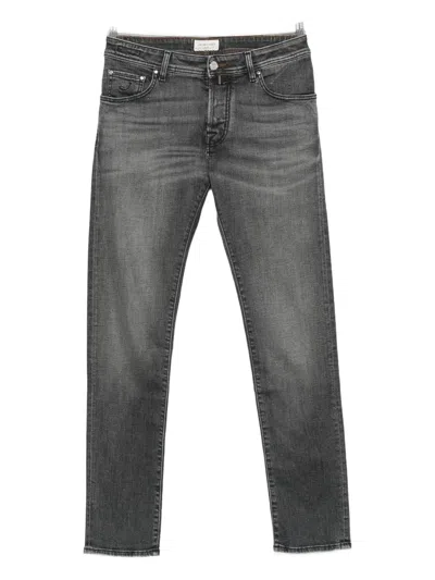Jacob Cohen `nick` 5-pocket Slim Fit Pants In Gray