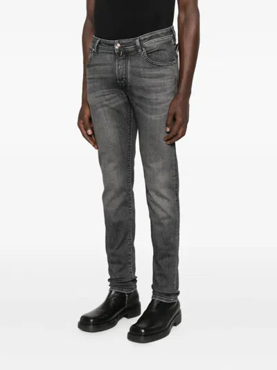 Jacob Cohen `nick` 5-pocket Slim Fit Pants In Gray