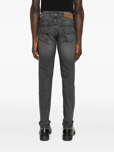 Jacob Cohen `nick` 5-pocket Slim Fit Pants In Gray