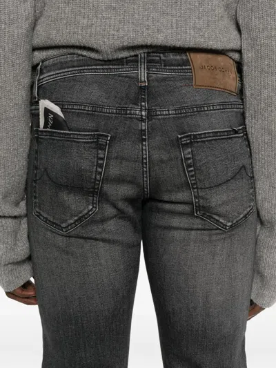 Jacob Cohen `nick` 5-pocket Slim Fit Pants In Gray