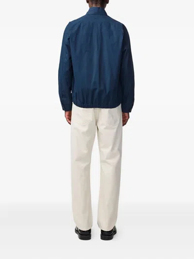 Nn07 Dave Zip-front Jacket In Blue