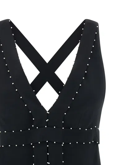 Giovanni Bedin Pearl Dress In Black