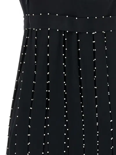 Giovanni Bedin Pearl Dress In Black