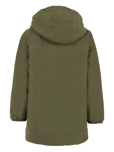 K-way Green Jacket For Kids With Logo In Green