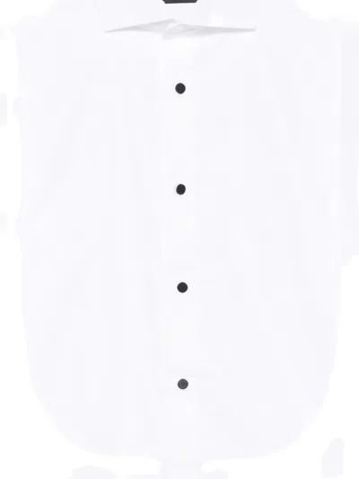 Manuel Ritz Long-sleeve Button-fastening Shirt In White