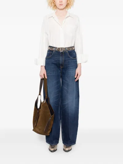 True Avenue Long-sleeve Button-up Shirt In White