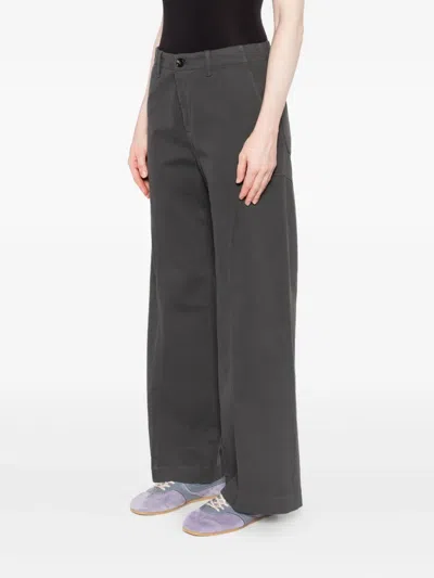 True Avenue Panelled Trousers In Gray