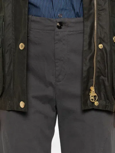 True Avenue Panelled Trousers In Gray