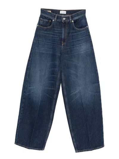 True Avenue Anna Open Jeans In Blue