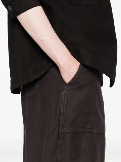 True Avenue Pleated Pocket Trousers In Brown
