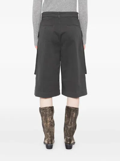 True Avenue Double-pocket Bermuda Shorts In Gray