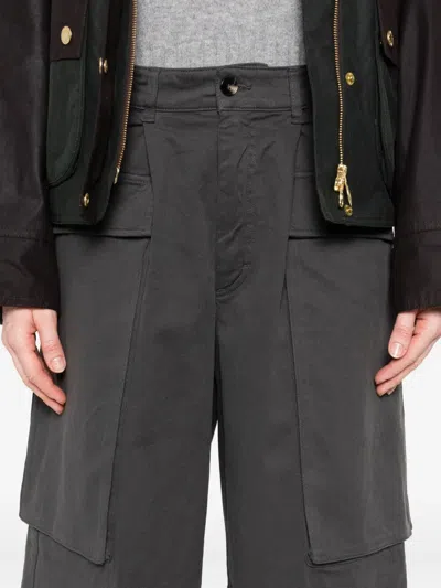 True Avenue Double-pocket Bermuda Shorts In Gray