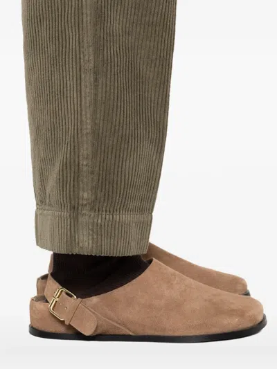 True Avenue Corduroy Trousers In Green