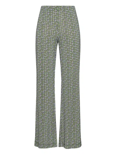 Maliparmi Geometric-pattern Trousers In Multi