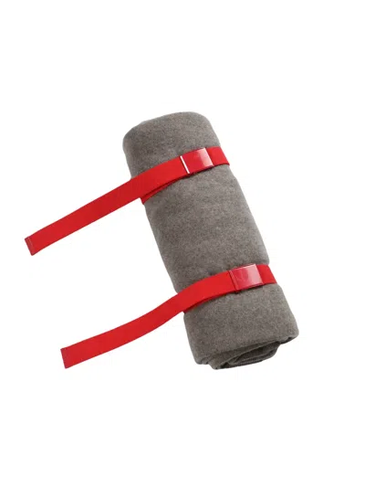 Frenckenberger Fold-up Cashmere Blanket In Gray