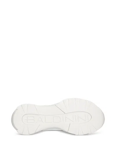 Baldinini Textured Pull-on Trainers In White